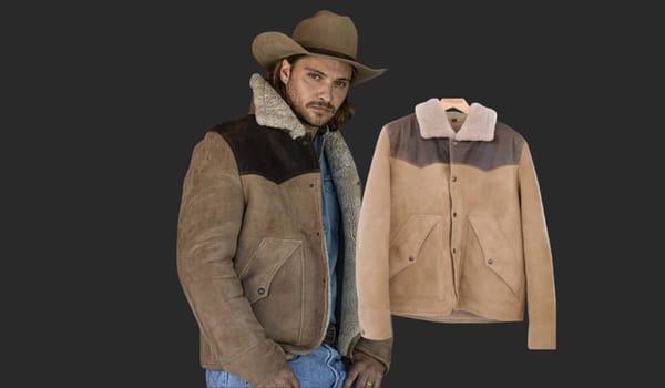 Luke Grimes Shearling Jacket from Yellowstone